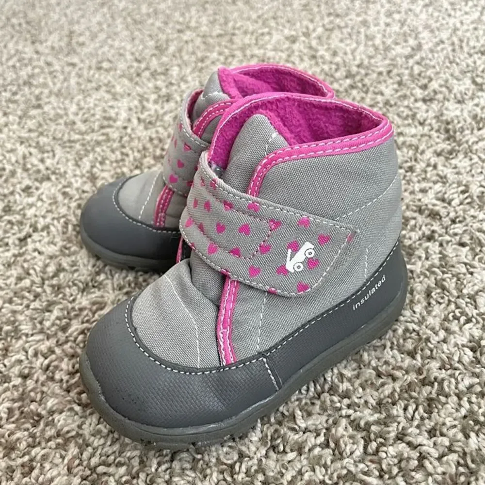 See Kai Run gray pink